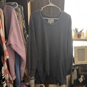 C&C California Blue Crew Neck Sweater